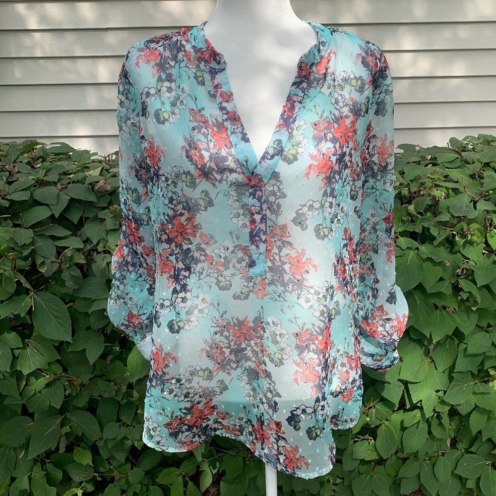 KUT FROM THE KLOTH Long Sleeve Flowy Blouse